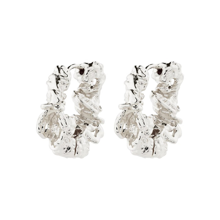 Act Earrings - Silver Plated