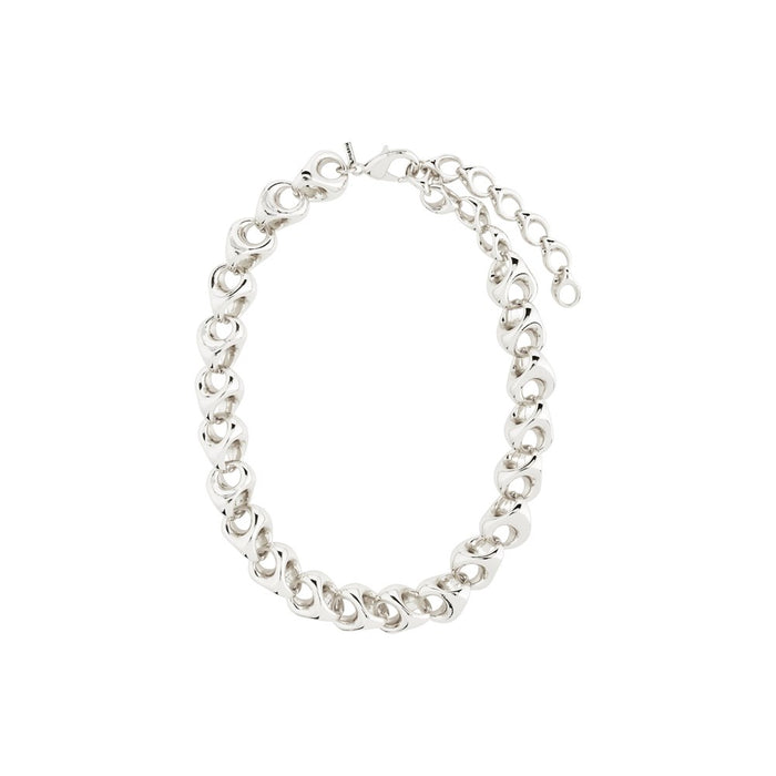 Dune Recycled Necklace - Silver Plated