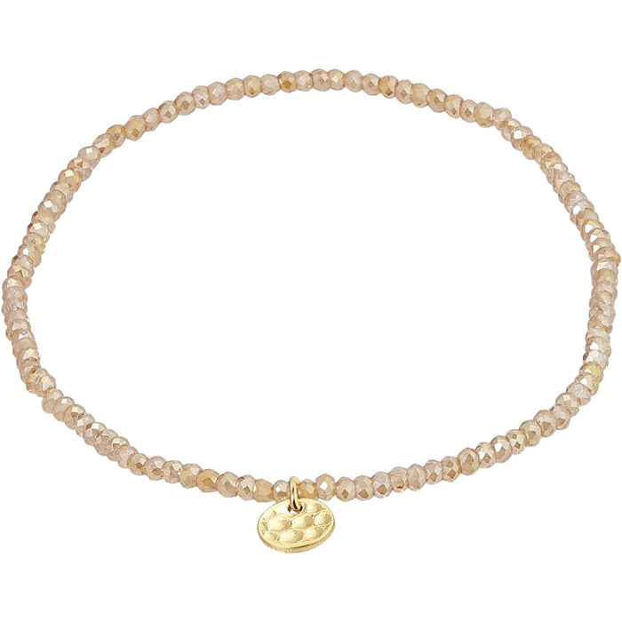 Indie Bracelet - Gold Plated - Peach