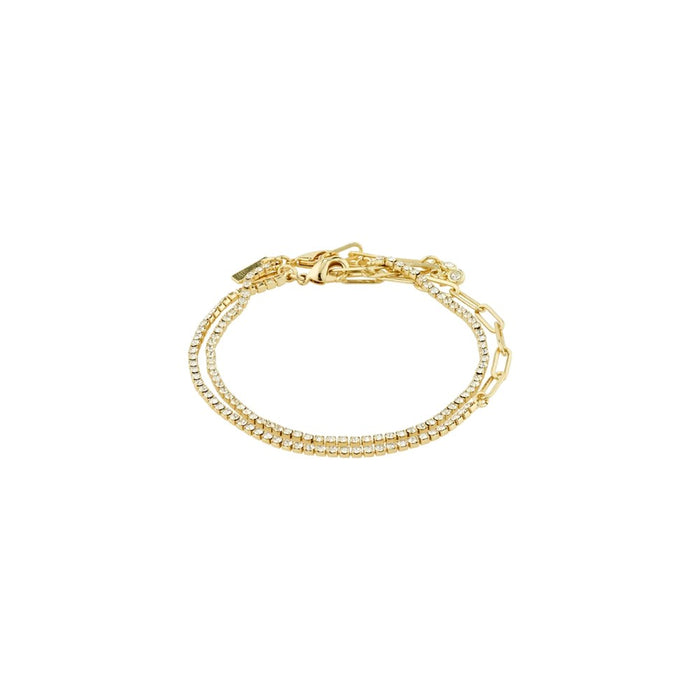 Rowan Crystal Bracelet 2-in-1 - Gold Plated