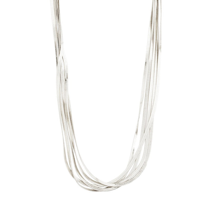 Kira Recycled Necklace - Silver Plated