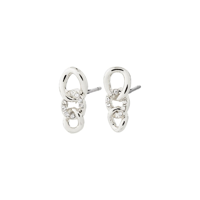 Wrenley Recycled Earrings - Silver Plated