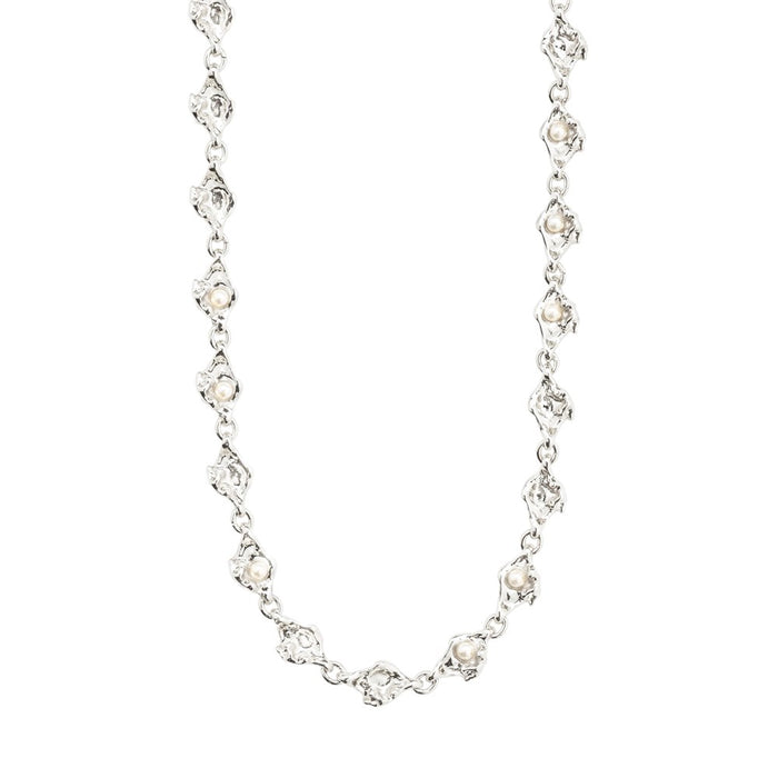 Inaya Recycled Necklace - Silver Plated