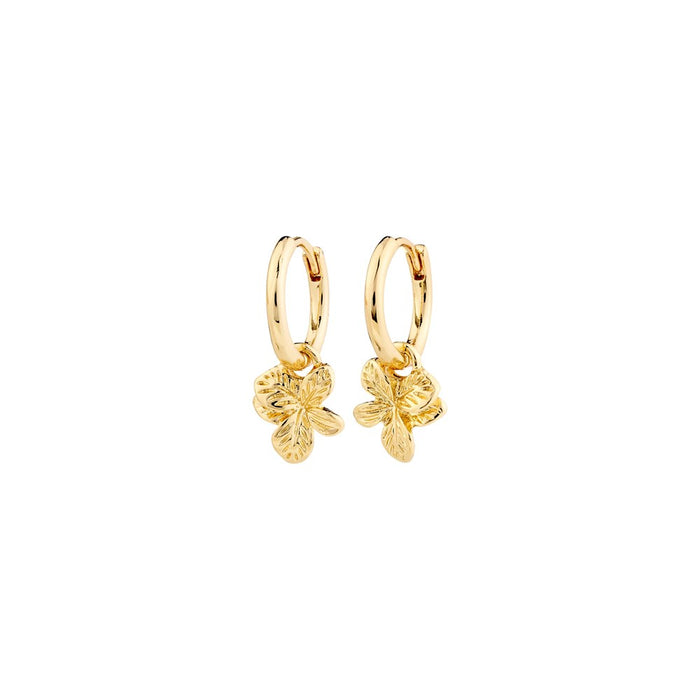 Charmaine Recycled Hoop Earrings - Gold Plated