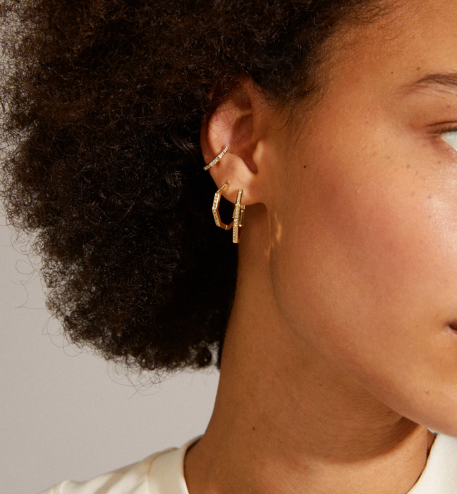 Hanna Schönberg x Pilgrim Recycled Earrings - Gold Plated