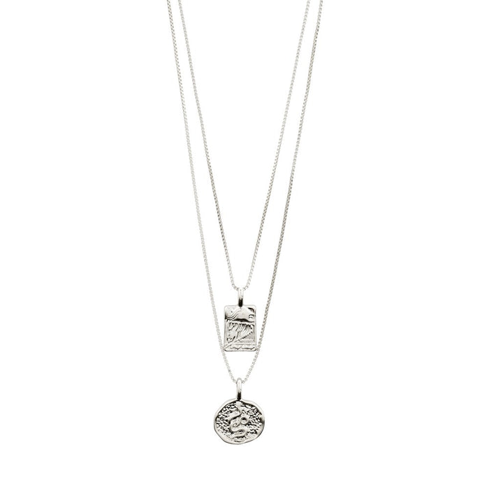 Valkyria Pi Necklace - Silver Plated