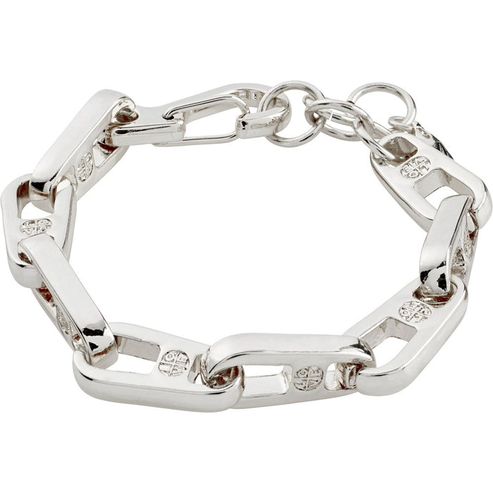 Love Chain Bracelet - Silver Plated