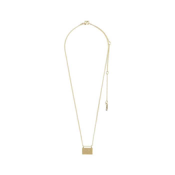 Pulse Recycled Pendant Necklace - Gold Plated