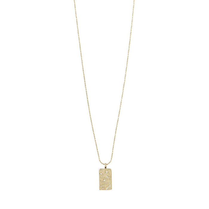 Gracefulness Necklace - Crystal - Gold Plated