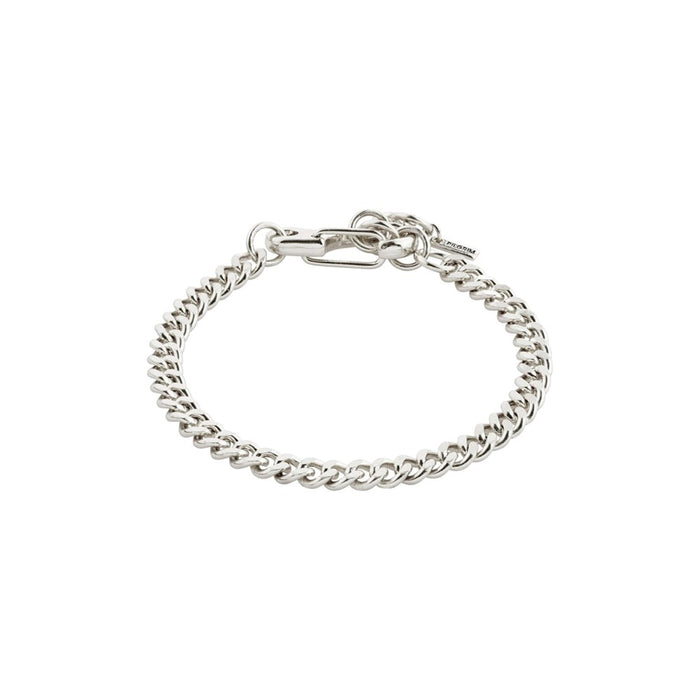 Hopeful Curb Chain Bracelet - Silver Plated