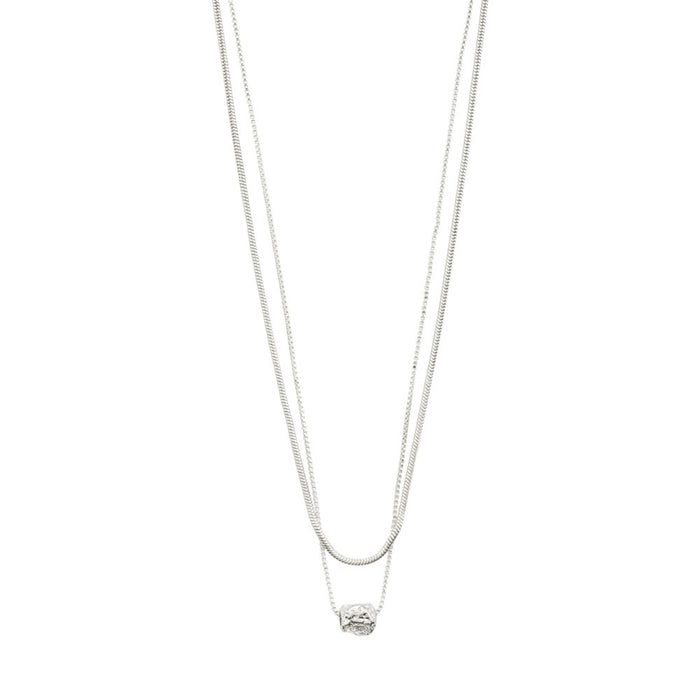 Courageous 2-In-1 Necklace - Silver Plated