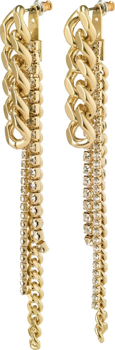 Radiance Earrings - Crystal - Gold Plated