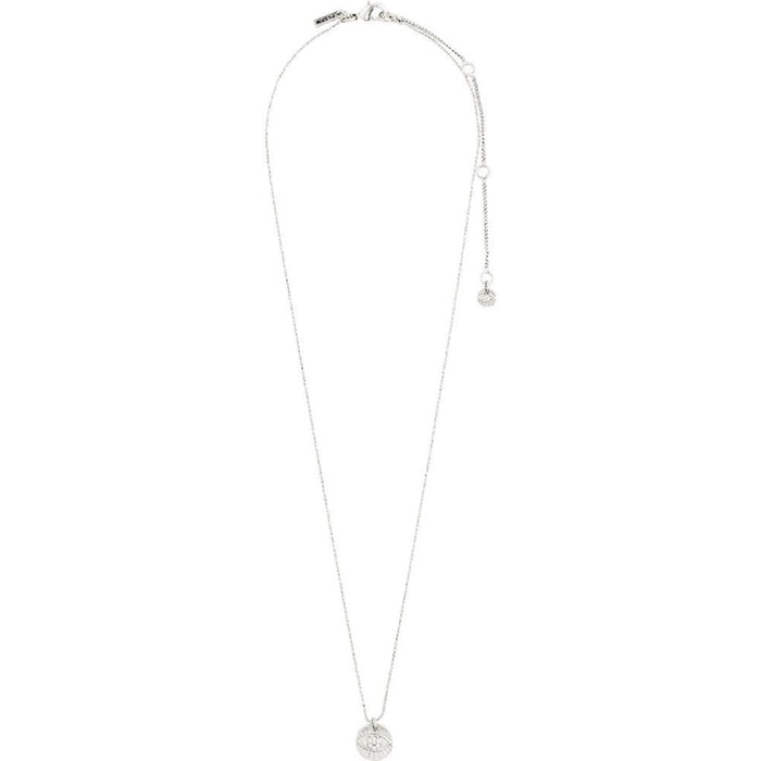 Cherished Necklace - Silver Plated - Crystal