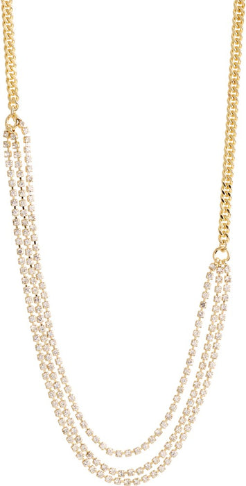 Blink Crystal Necklace - Gold Plated