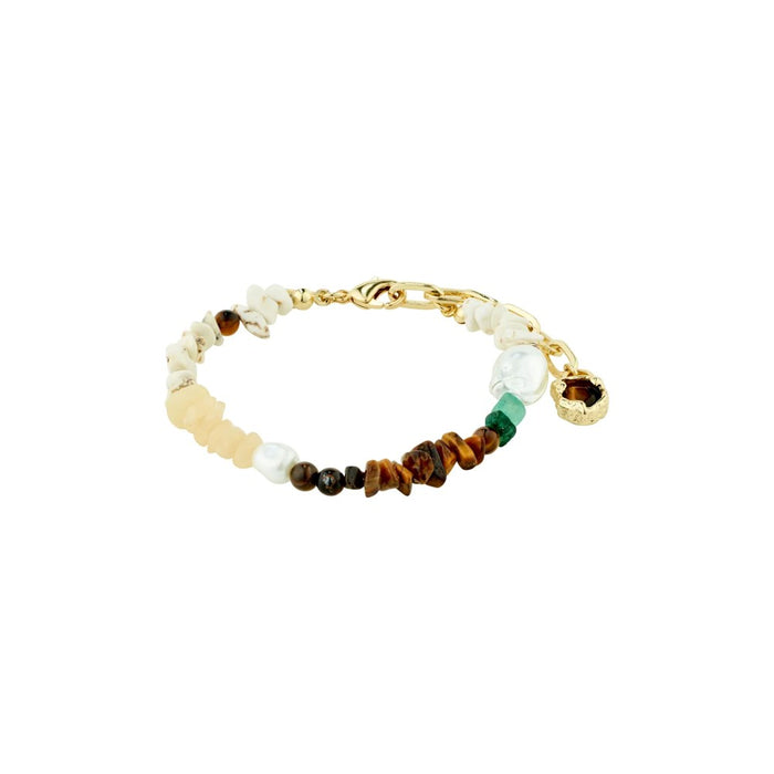 Cloud Bracelet Multi-Coloured - Gold Plated