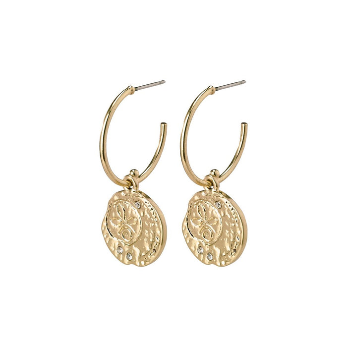 Warmth Earrings - Crystal - Gold Plated