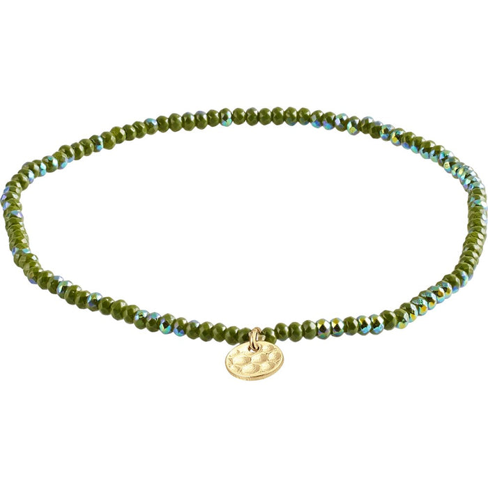 Indie Bracelet - Gold Plated - Green