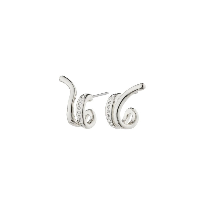 Nadine Recycled Earrings - Silver Plated