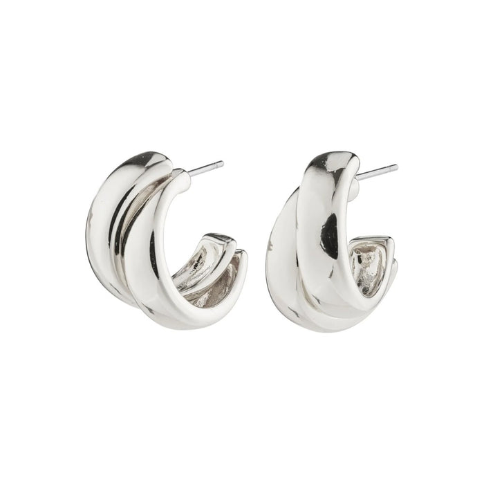 Orit Recycled Earrings - Silver Plated