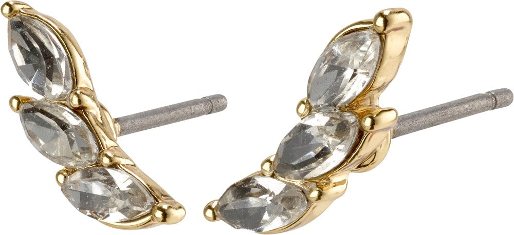 Mathilde Earrings - Gold Plated - Crystal