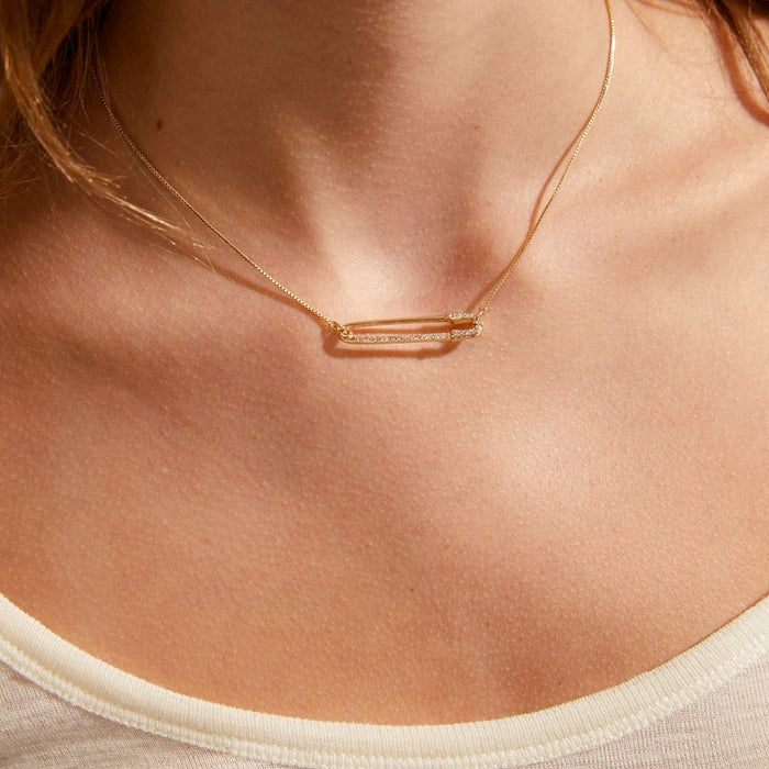 Hanna Schönberg x Pilgrim Recycled Necklace - Gold Plated