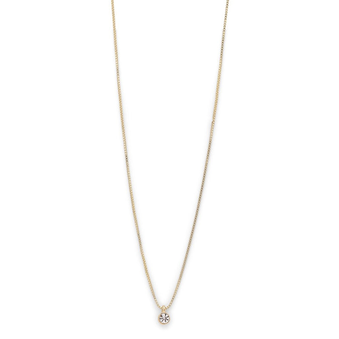 Lucia Pi Necklace - Rose Gold Plated - Single