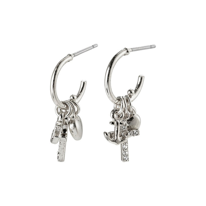 Anet Earrings - Silver Plated