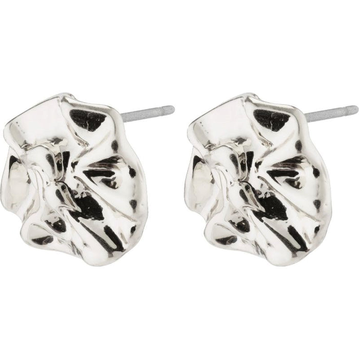 Willpower Recycled Earrings - Silver Plated