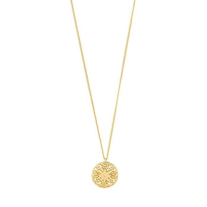 Carol Necklace - Gold Plated Crystal