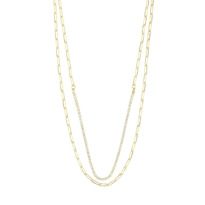 Rowan Recycled Necklace 2-in-1 - Gold Plated