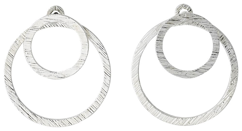 Zooey Pi Earrings - Silver Plated