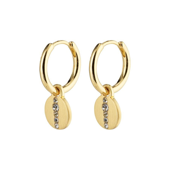 Casey Earrings - Gold Plated Crystal