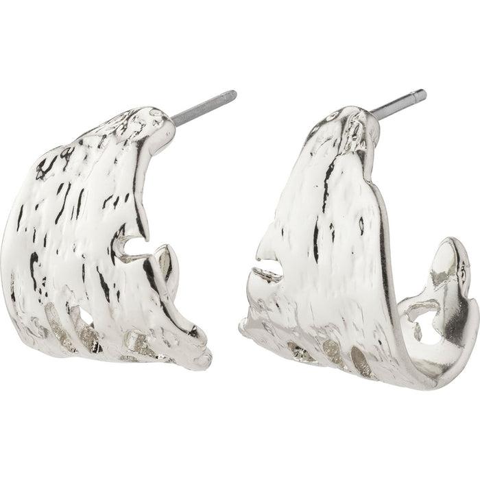 Brenda Recycled Earrings - Silver Plated