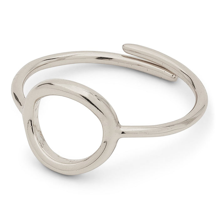 Lulu Pi Ring - Circle - Silver Plated