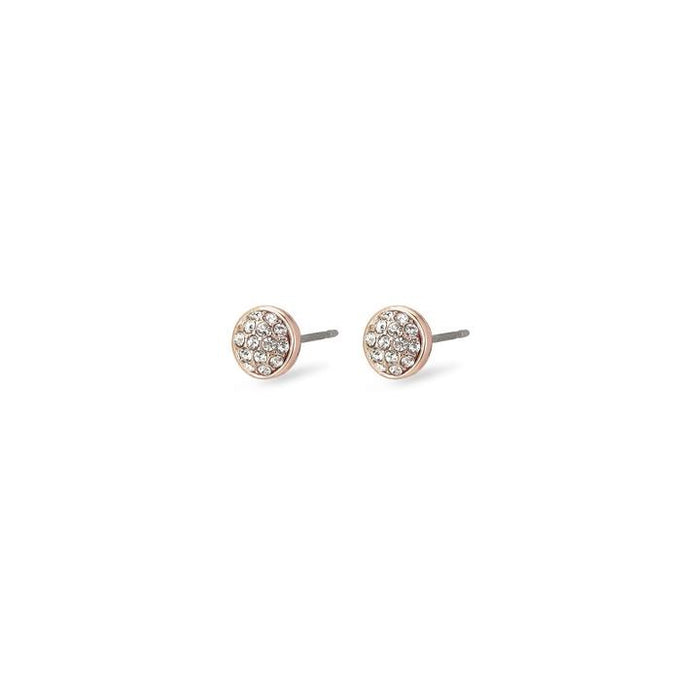 Heather Pi Studs - Rose Gold Plated