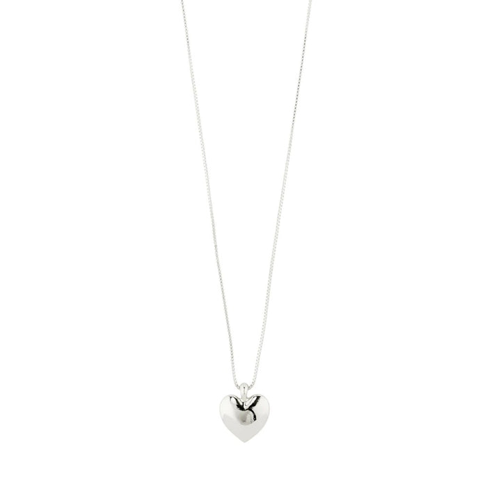 Sophia Recycled Heart Necklace - Silver Plated