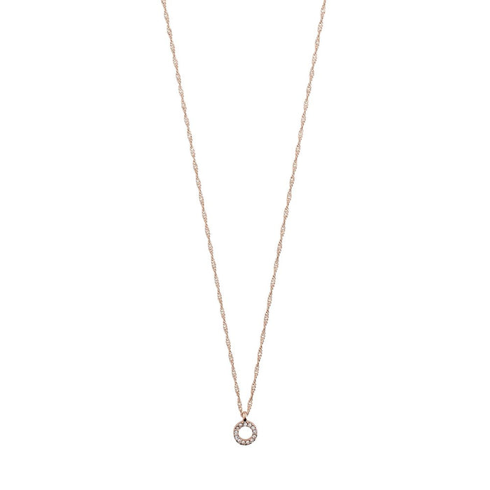 Tessa Necklace - Rose Gold Plated - Crystal