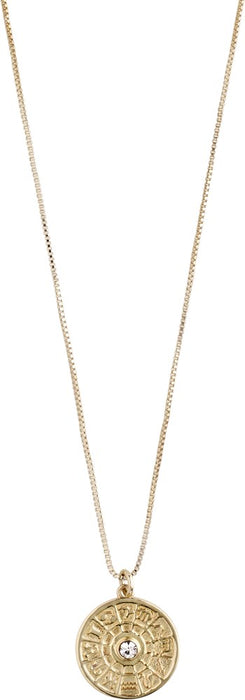 Fia Necklace - Gold Plated - Crystal