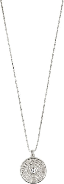 Fia Necklace - Silver Plated - Crystal