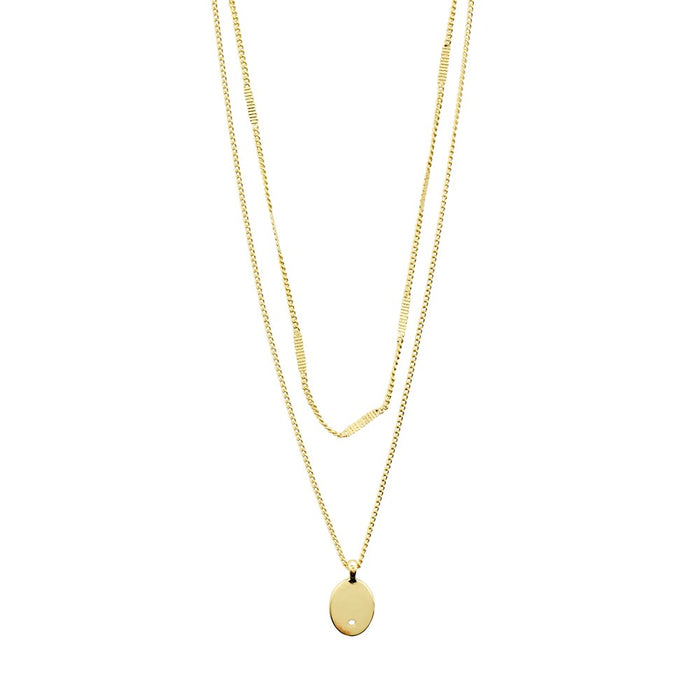 Julieta Necklace - Gold Plated Crystal