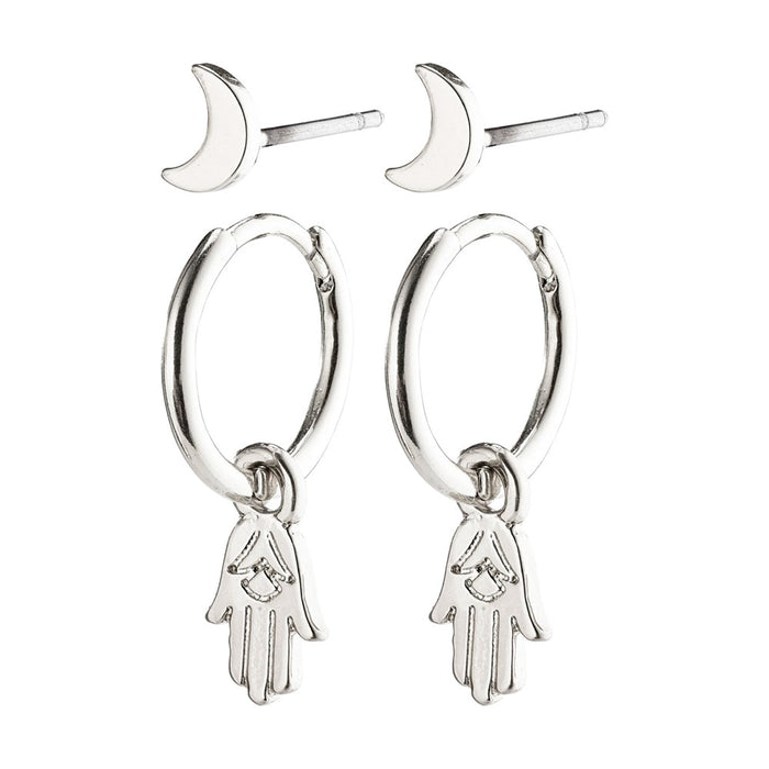 Nyla Earrings - Silver Plated